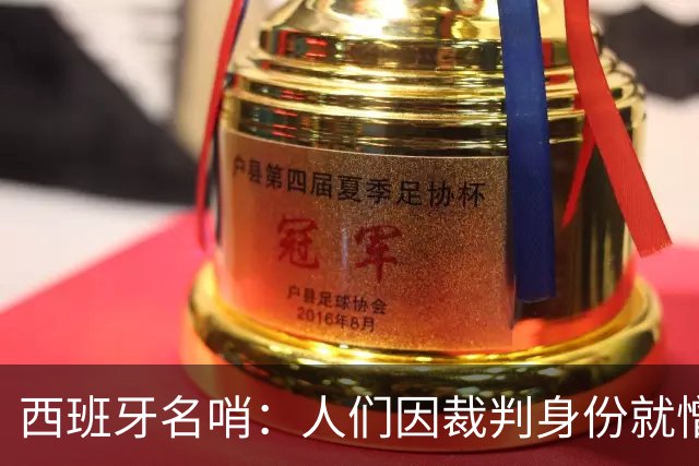 西班牙名哨：人们因裁判身份就憎恨裁判；我不看皇马的赛后视频
